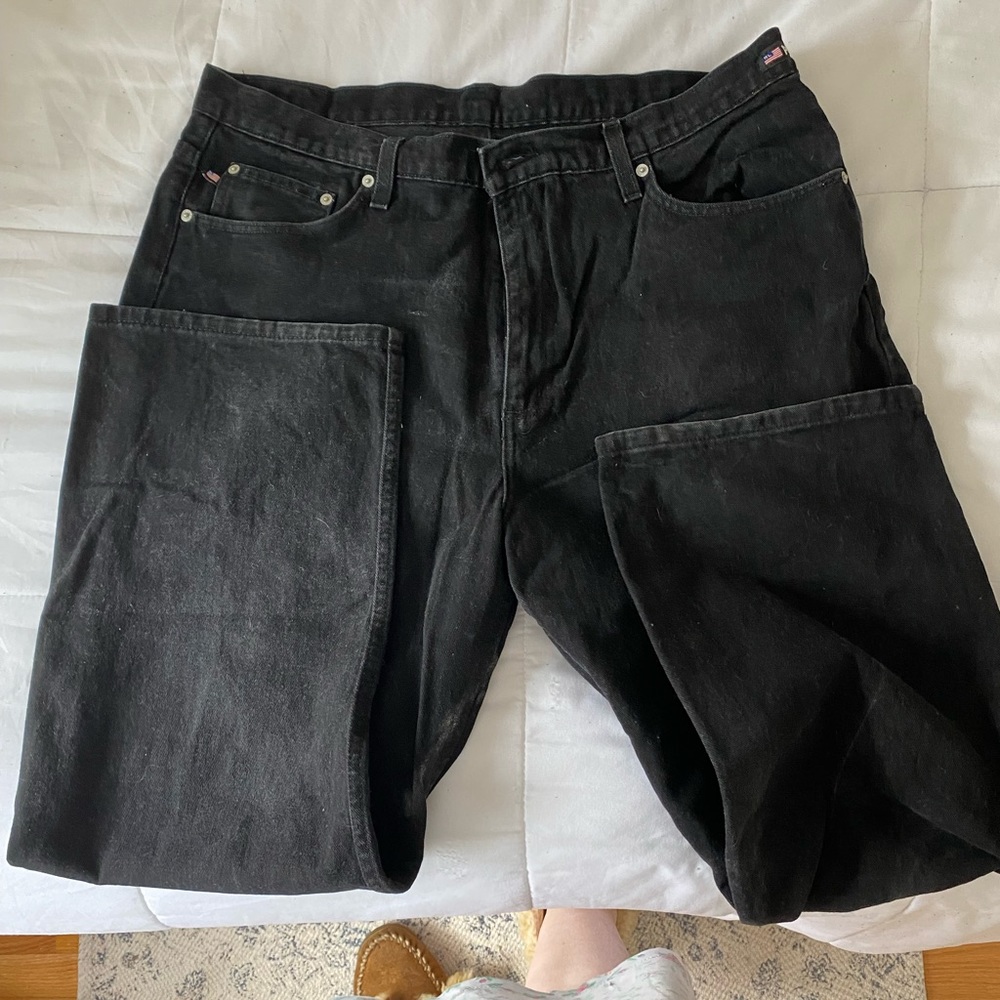 Vintage Polo Ralph Lauren Men’s Black Loose Fit Size 38/30